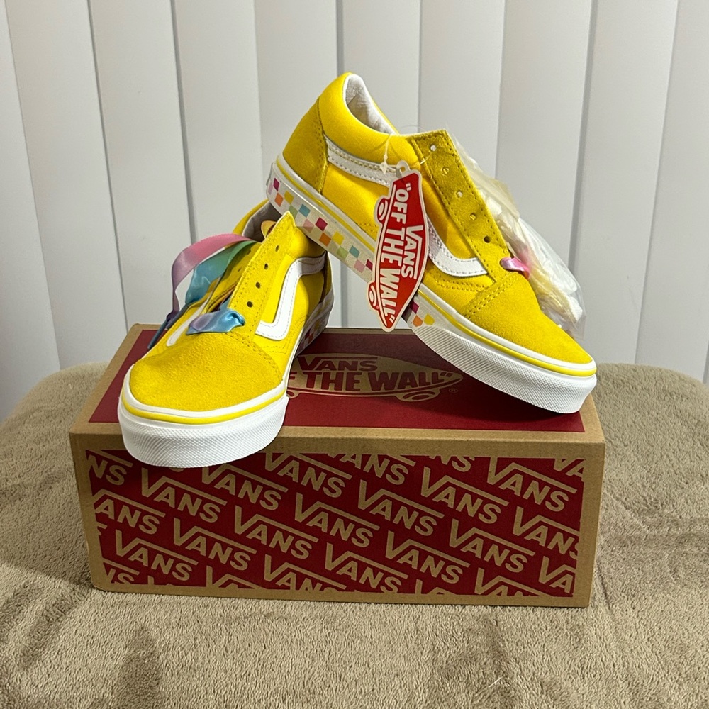 Brand New Yellow Vans